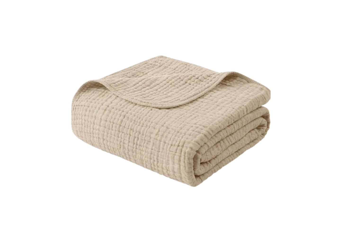 Couverture d’hiver en mousseline 100% coton