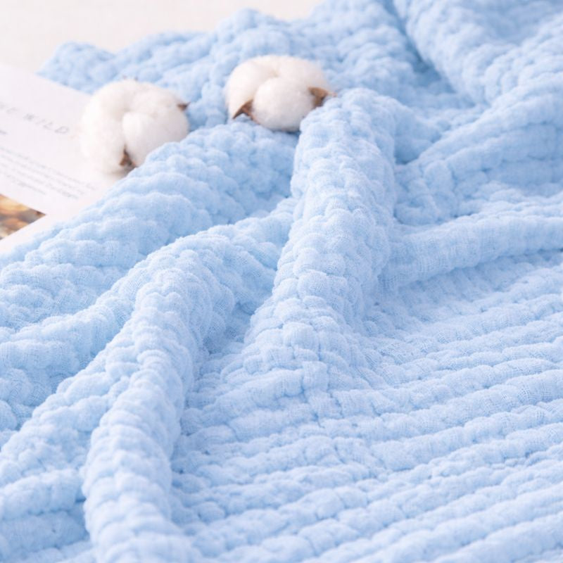 Couverture d’hiver en mousseline 100% coton