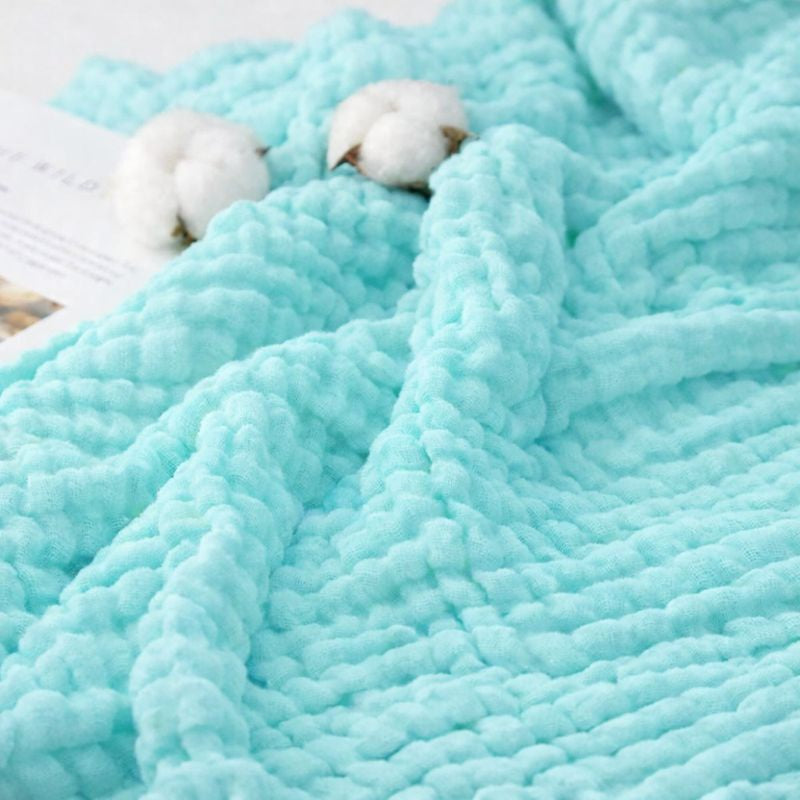 Couverture d’hiver en mousseline 100% coton